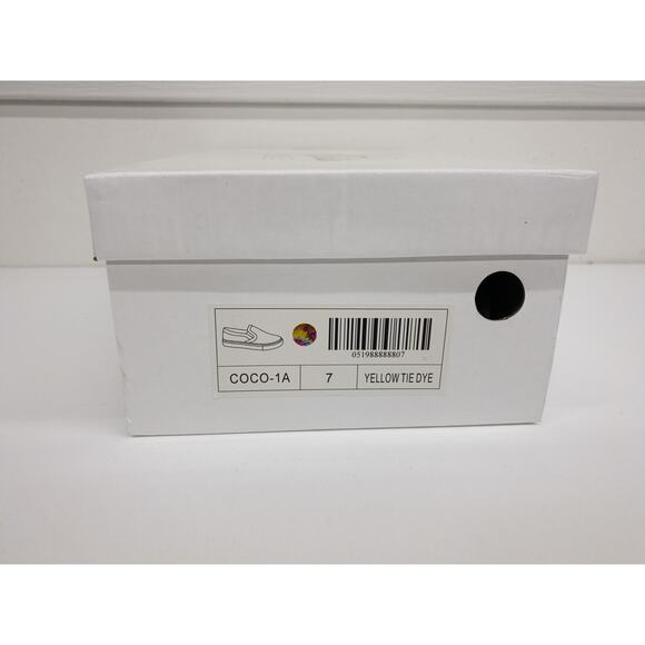 Mata Rainbow Tie Dye Coco Slip On Sneakers 7 Women's - Picture 9 of 9